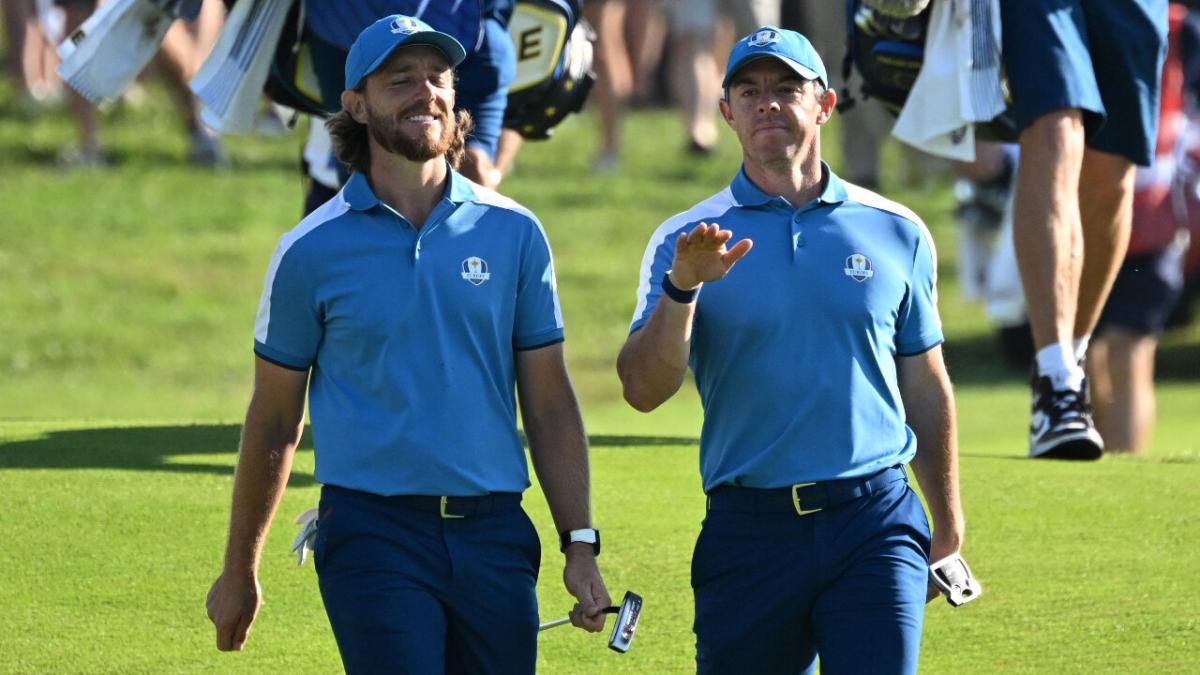 Tommy Fleetwood and Rory McIlroy